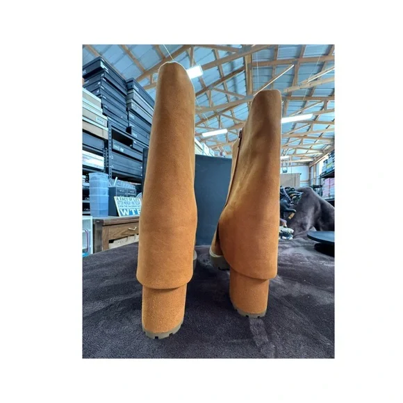 INC Rust Suede Like Women's Boots 8 - Picture 5 of 9